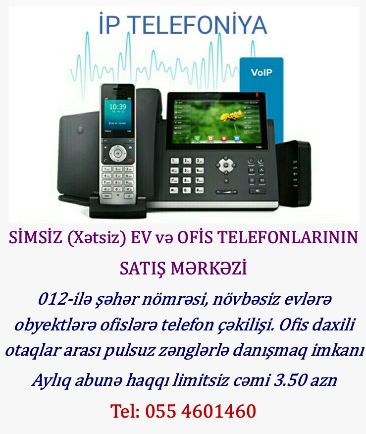 Ofislərə telefon çəkilişi
