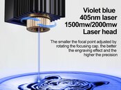 Lazer oyma cihazı "NEJE DK-KZ 1500MW"